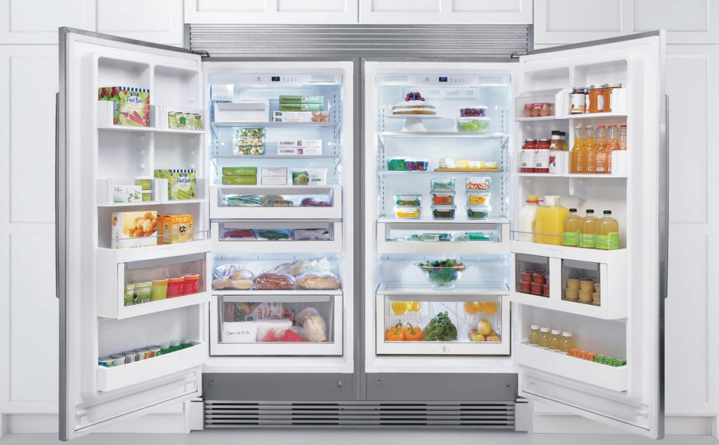 open frigidaire freezer
