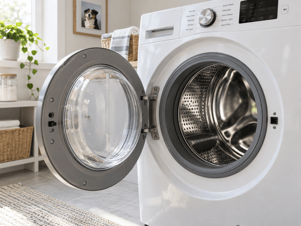 airing out front-load washer